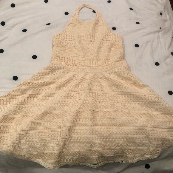 Vanity Room - Geo Lace Fit & Flare Dress - Picture 3 of 7